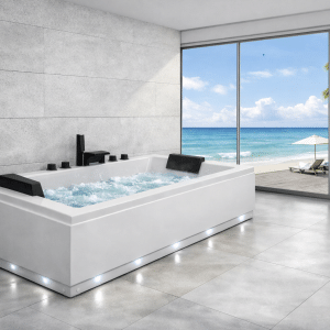 Bañera Hidromasaje  185x98 para 2 Personas Luxe Full System Premium