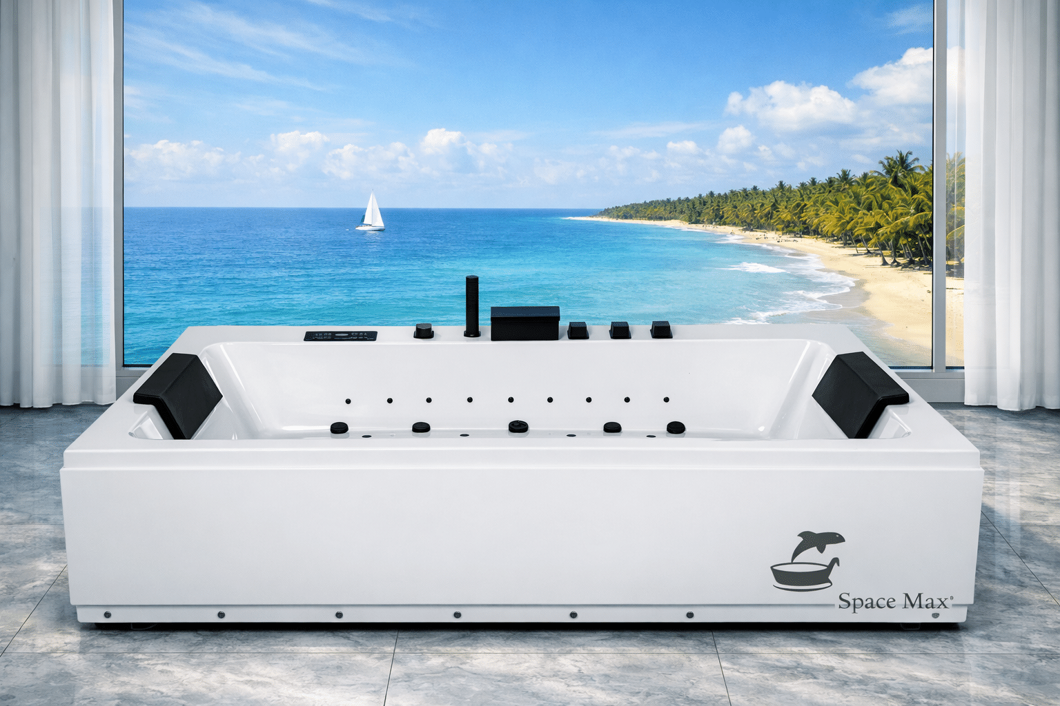 Bañera Hidromasaje 185x98 para 2 Personas Luxe Full System Premium - Imagen 6
