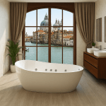 Bañera exenta hidromasaje Merkabaño