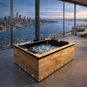 Jacuzzi Canada Negra Full System Premium 180×120×58 – 130 kg